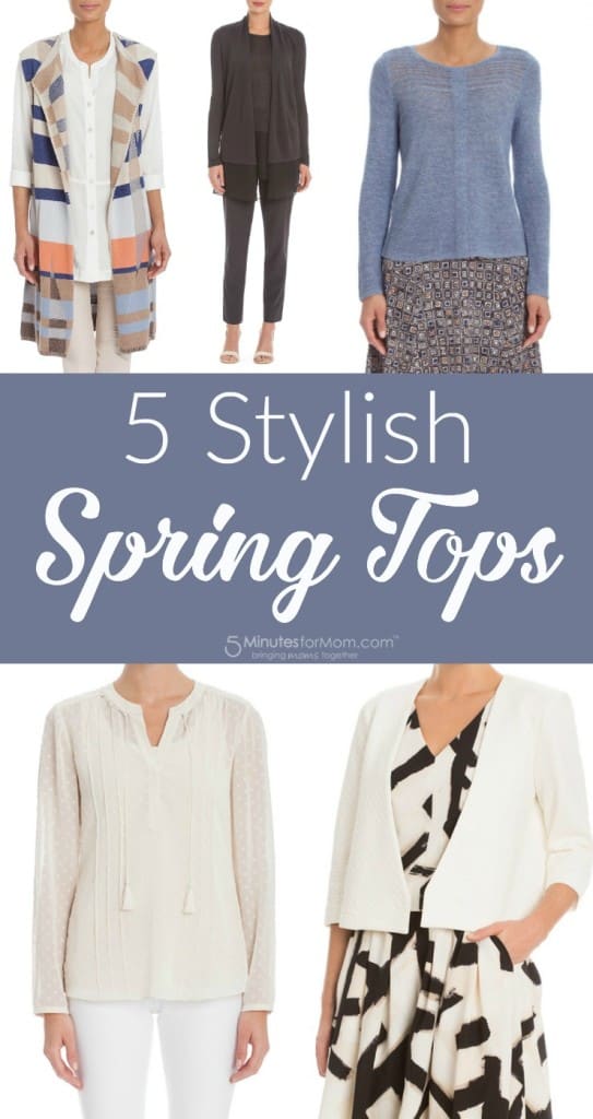 5 Stylish Spring Tops 5 Minutes for Mom