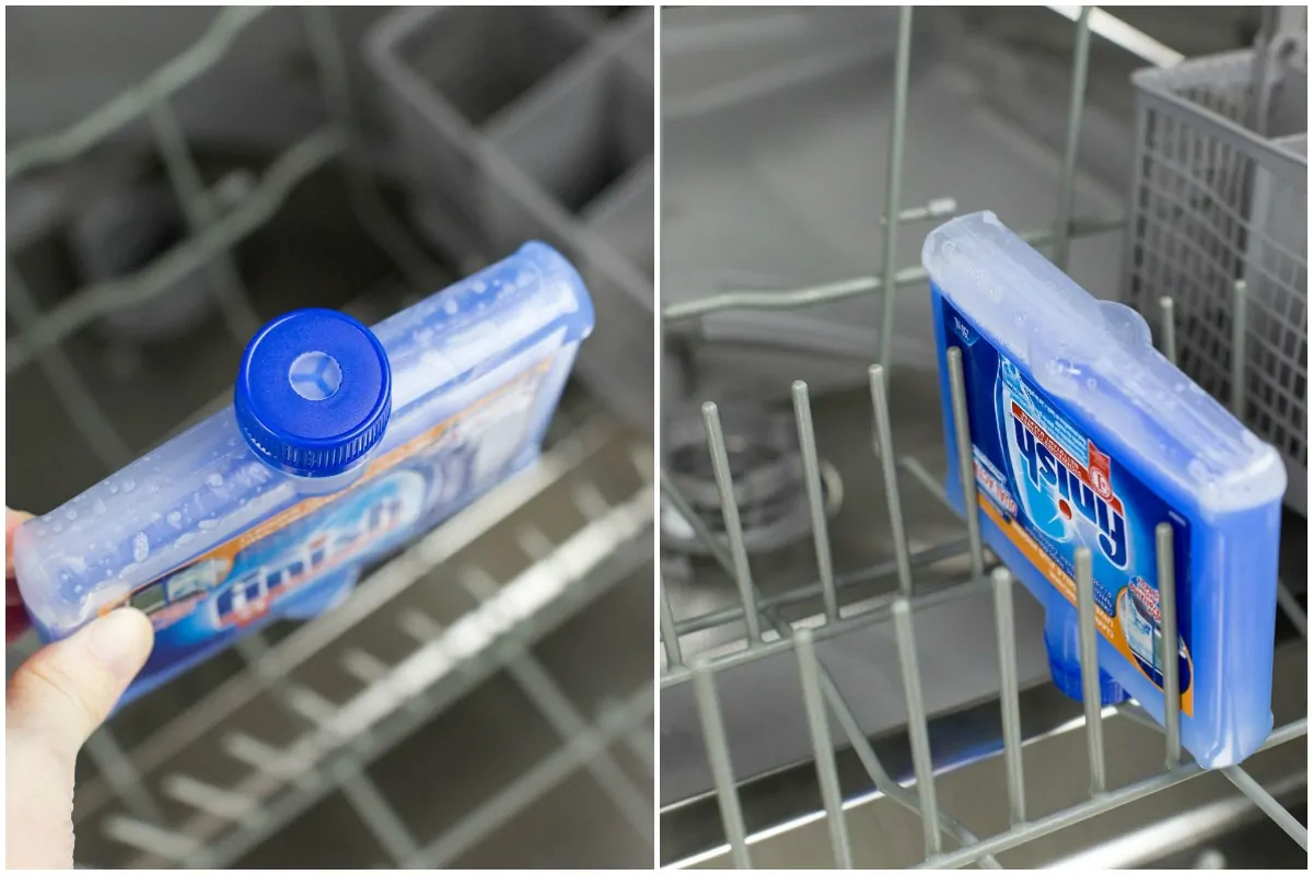 Cleaning Dishwasher with Finish Dishwasher Cleaner