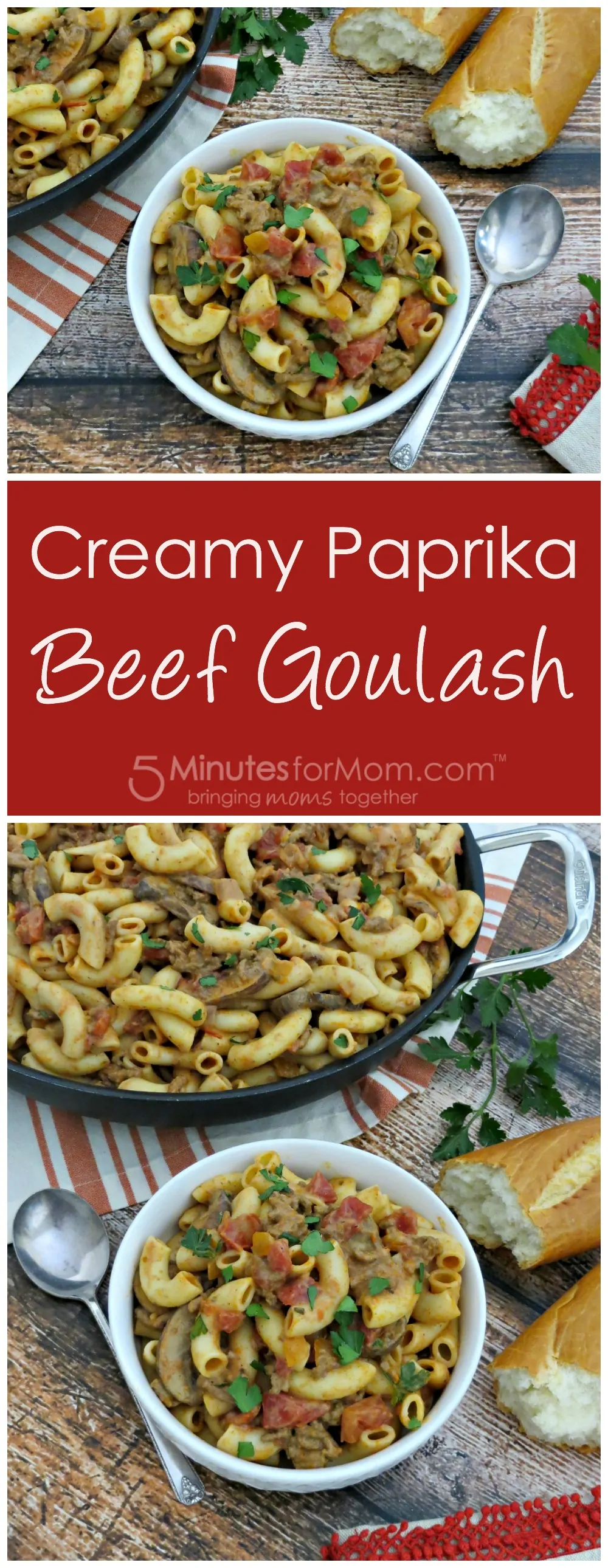 Creamy Paprika Beef Goulash - Easy Dinner Recipe