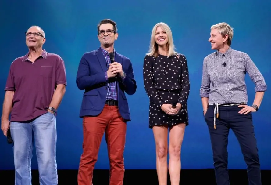 D23 Expo 2015 Cast - Ellen DeGeneres, Ed O'Neill, Kaitlin Olson, Ty Burrell,