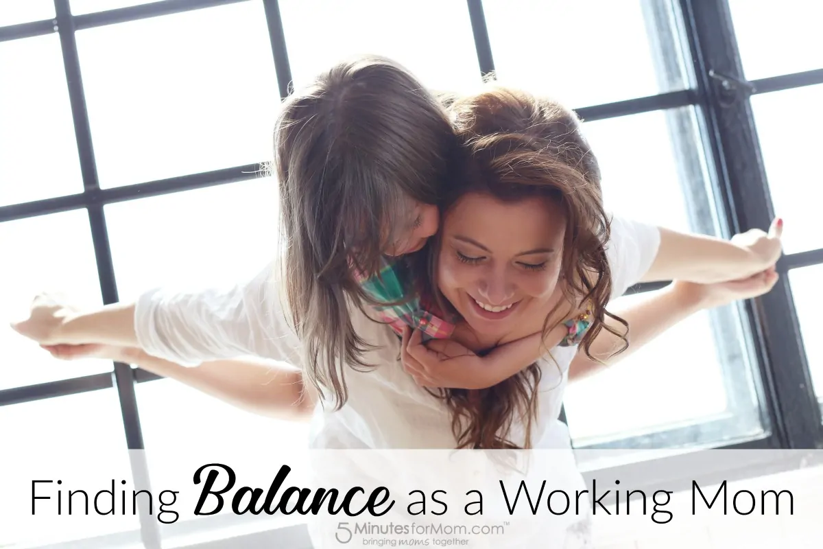 Finding Balancing as a Working Mom