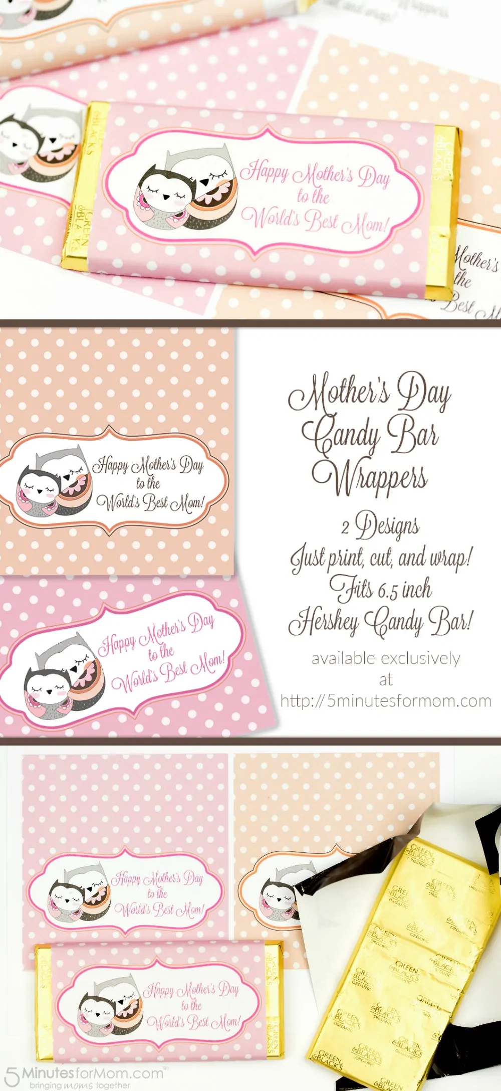 Mothers Day Candy Bar Wrappers Free Printable