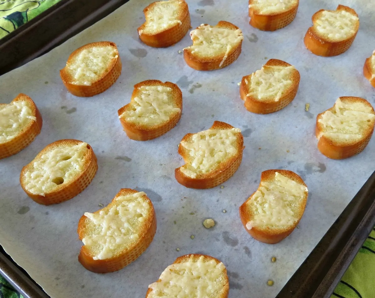 Preparing Roasted Asparagus and Parmesan Crostini