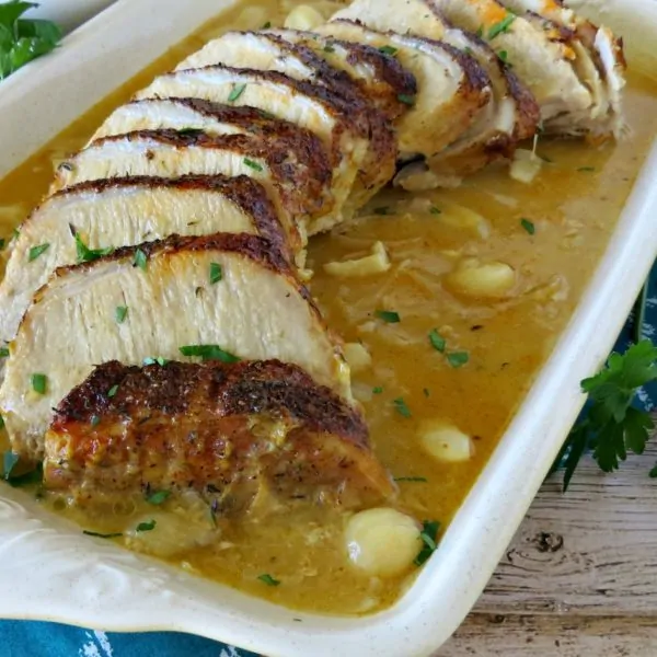 Savory Roasted Pork and Gravy Recipe