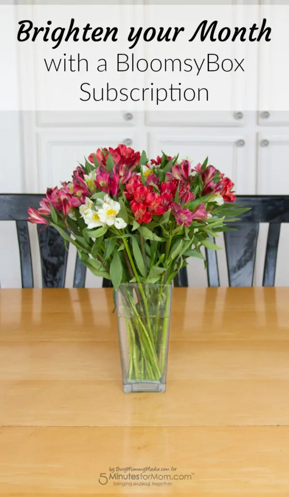 Brighten your Month with a BloomsyBox Subscription | This subscription flower service is a great way to treat yourself! This would make a fantastic Mother's Day gift!