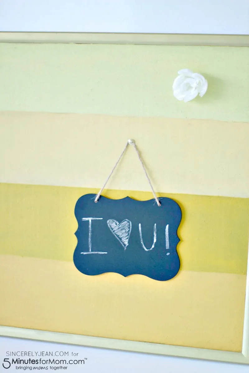 DIY Ombre Cork board