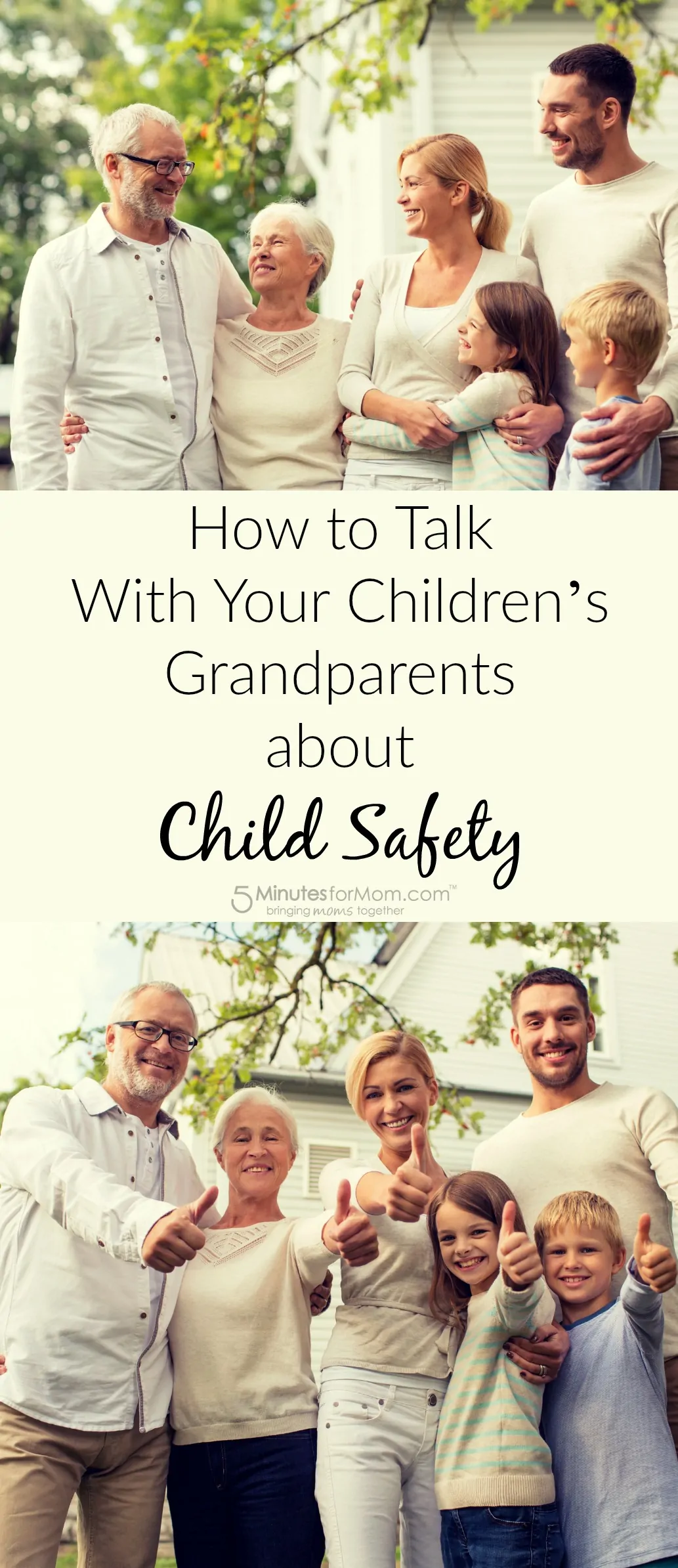 How to talk with grandparents about child safety