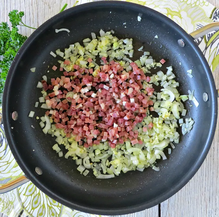 This Linguine with Pancetta and Peas is perfect for spring! It's fresh, savory, and satisfying all at the same time!