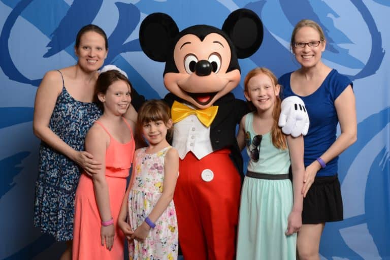 With Mickey at Disney Social Media Moms Celebration