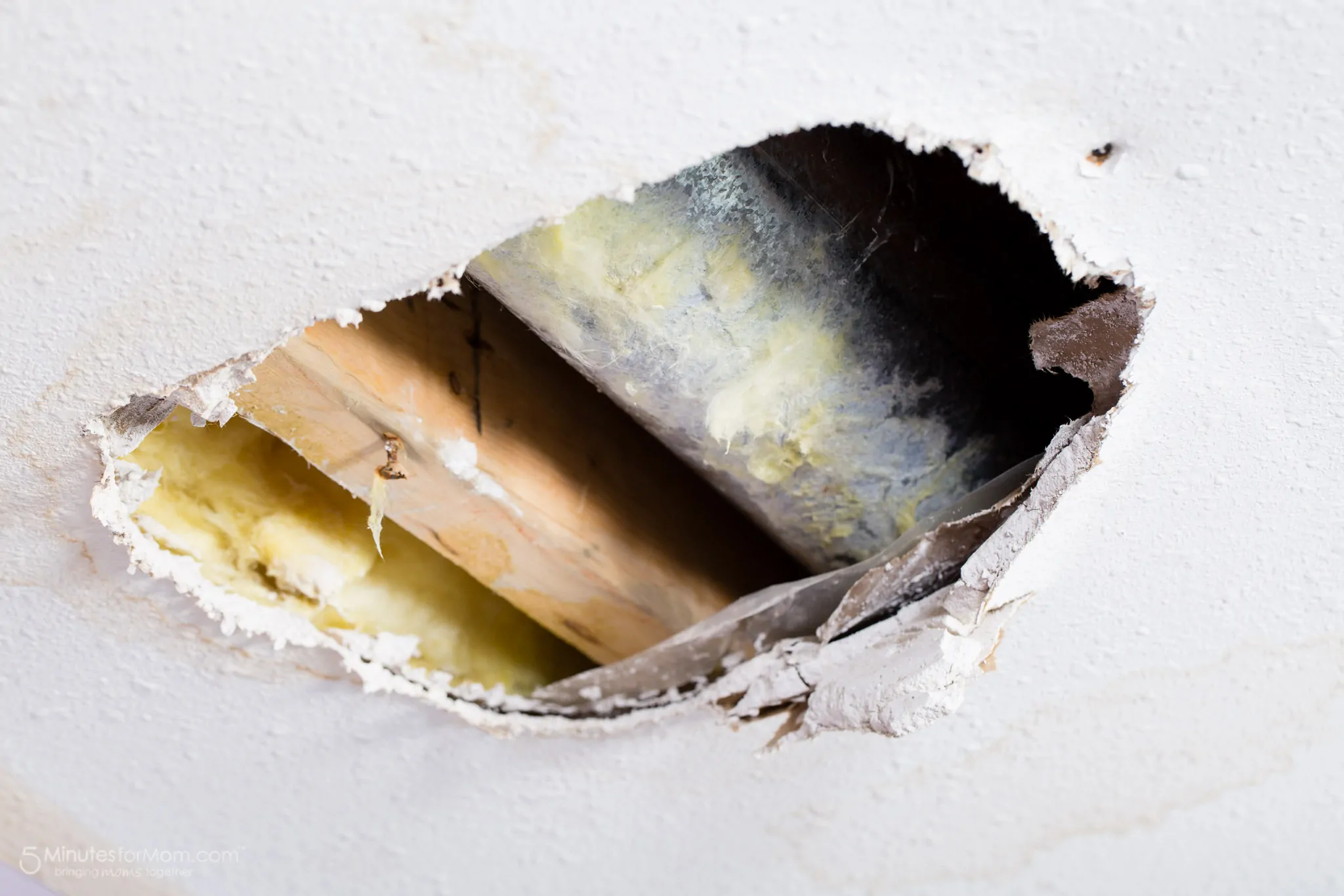 water damage basement ceiling