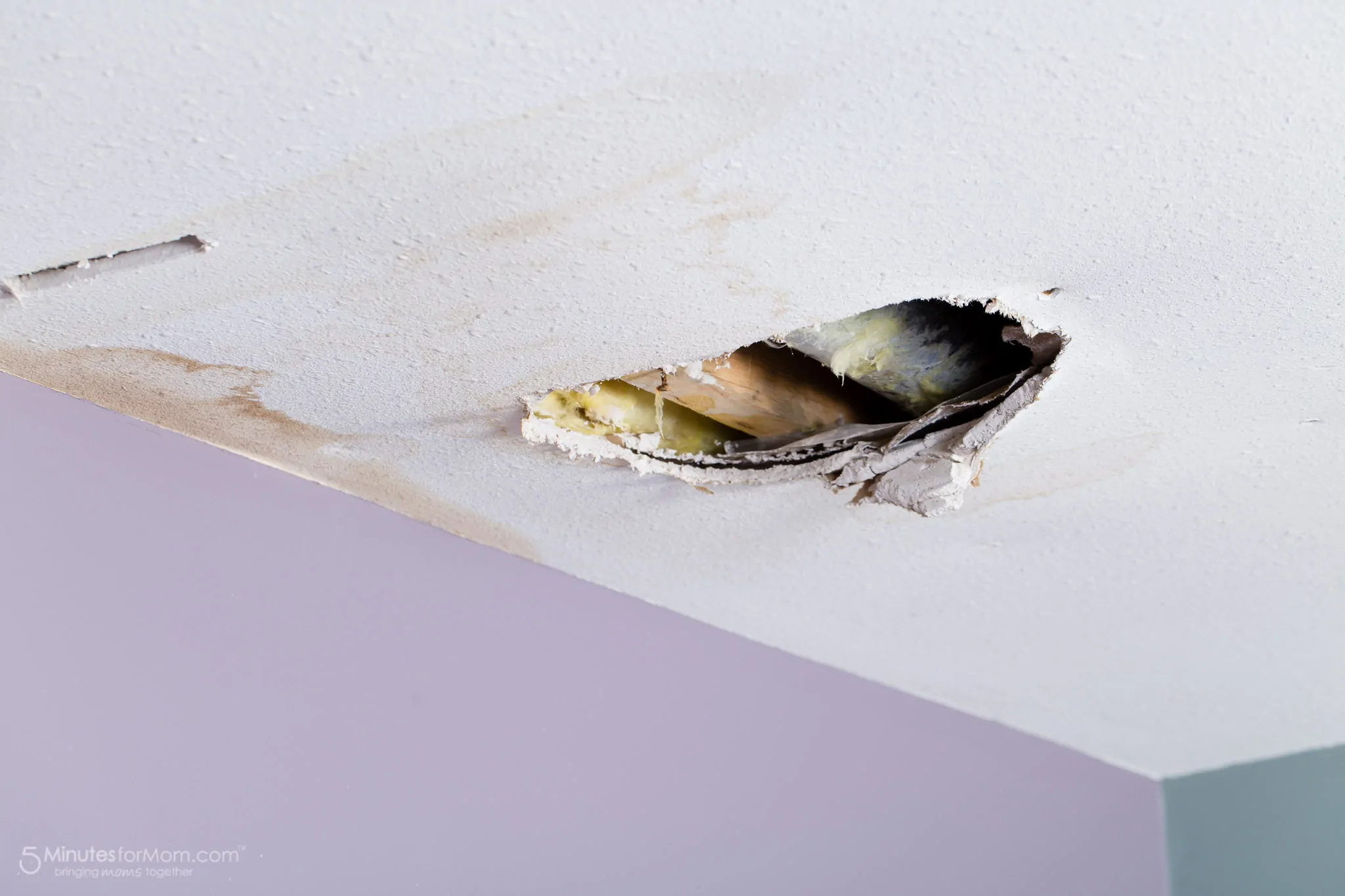 water damage ceiling