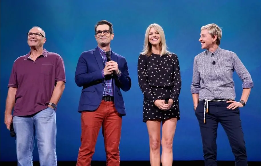 D23 Expo 2015 Cast - Ellen DeGeneres, Ed O'Neill, Kaitlin Olson, Ty Burrell #FindingDory