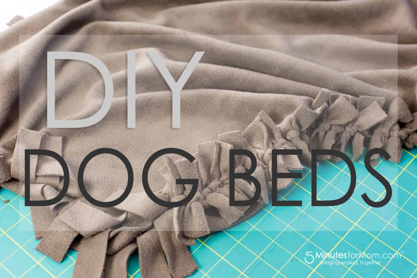 Easy DIY Dog Bed Watch and See How To Make a Dog Bed 5 Minutes for Mom