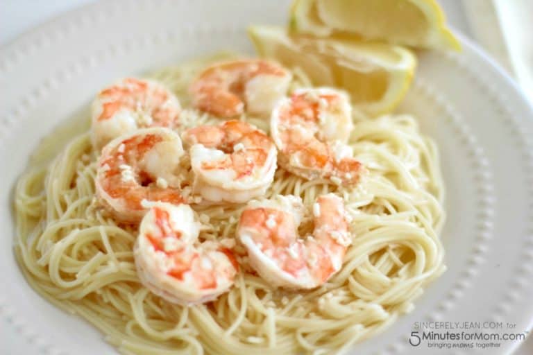 Easy 5 Ingredient Shrimp Scampi