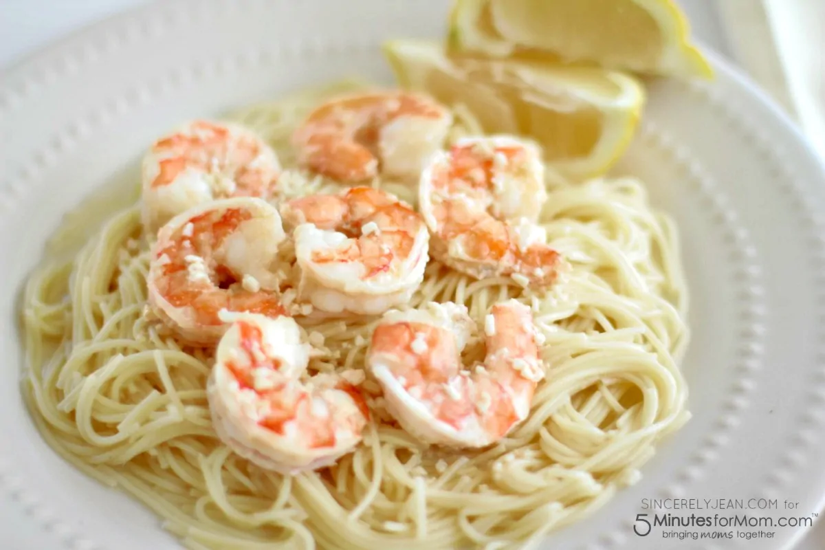 Easy 5 Ingredient Shrimp Scampi 