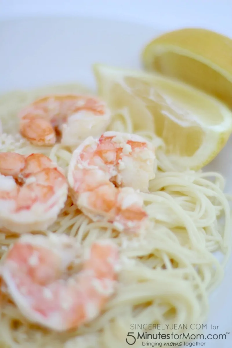 Easy 5 Ingredient Shrimp Scampi 