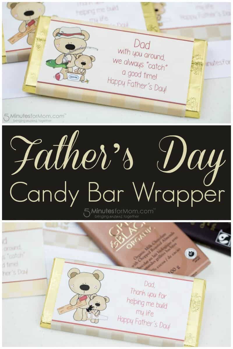 fathers day candy bar wrapper free printable diy candy bar wrapper