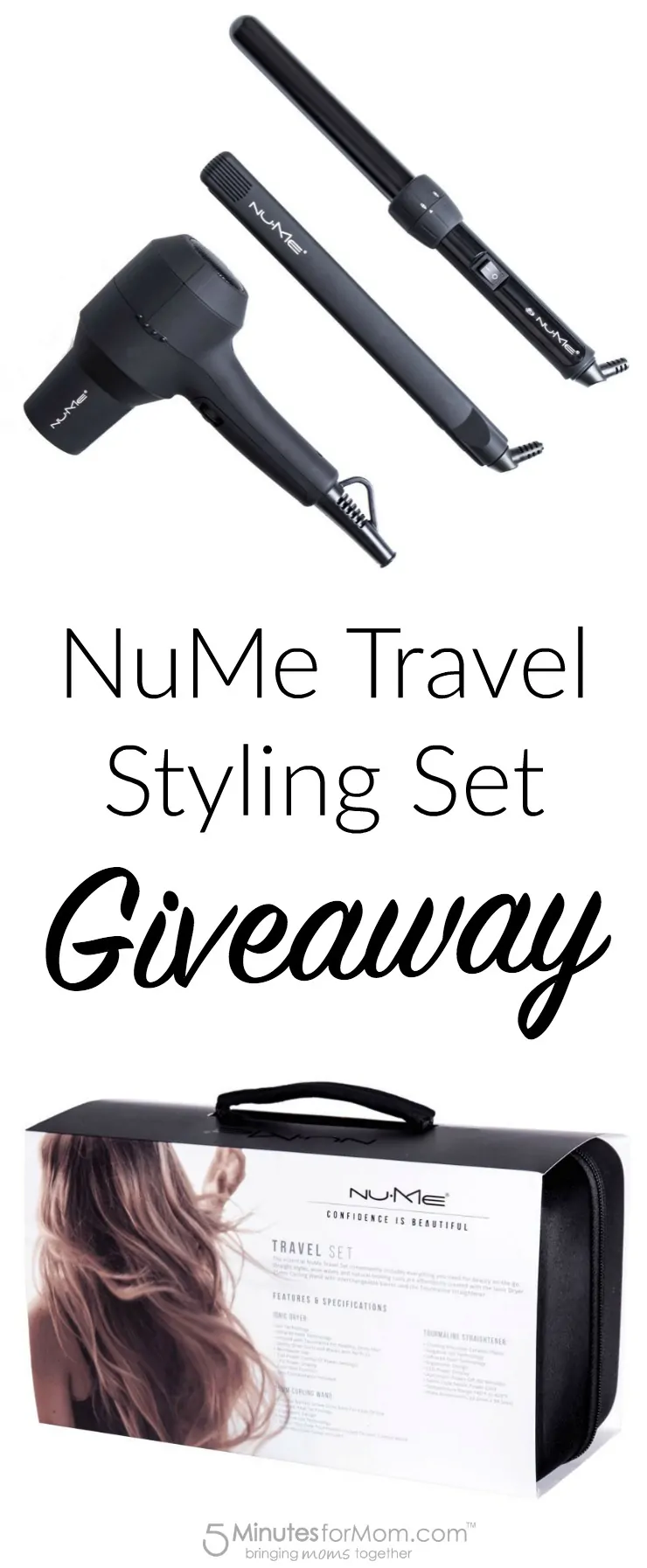 NuMe Travel Styling Set Giveaway