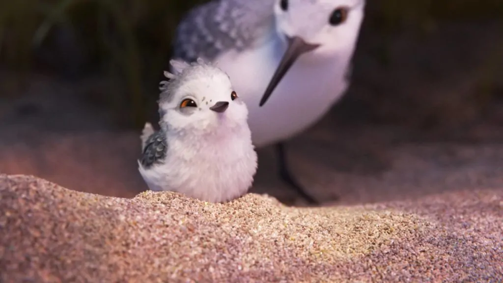 Piper with Mama - Pixar Animation Short "Piper"