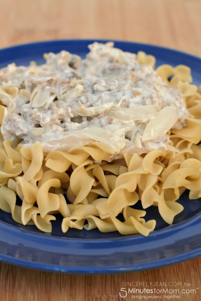 5 Ingredient Ground Beef Stroganoff