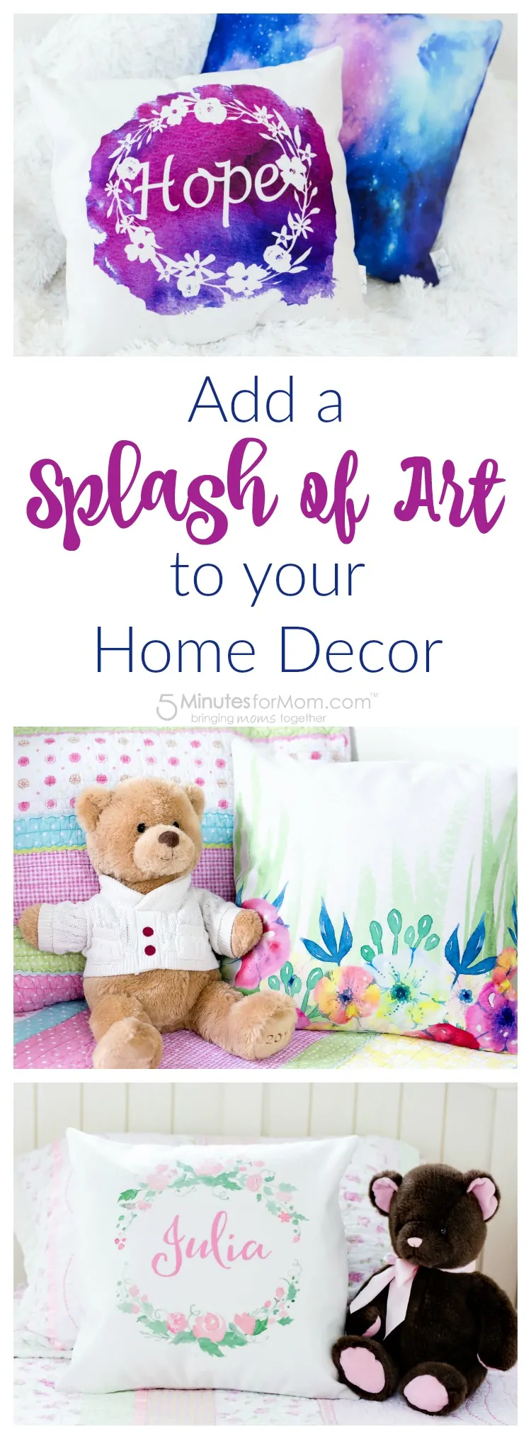 Add a splash of art to your home decor