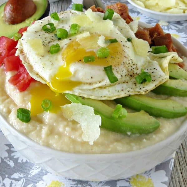 Savory Breakfast Bowl with Cheesy Grits Recipe