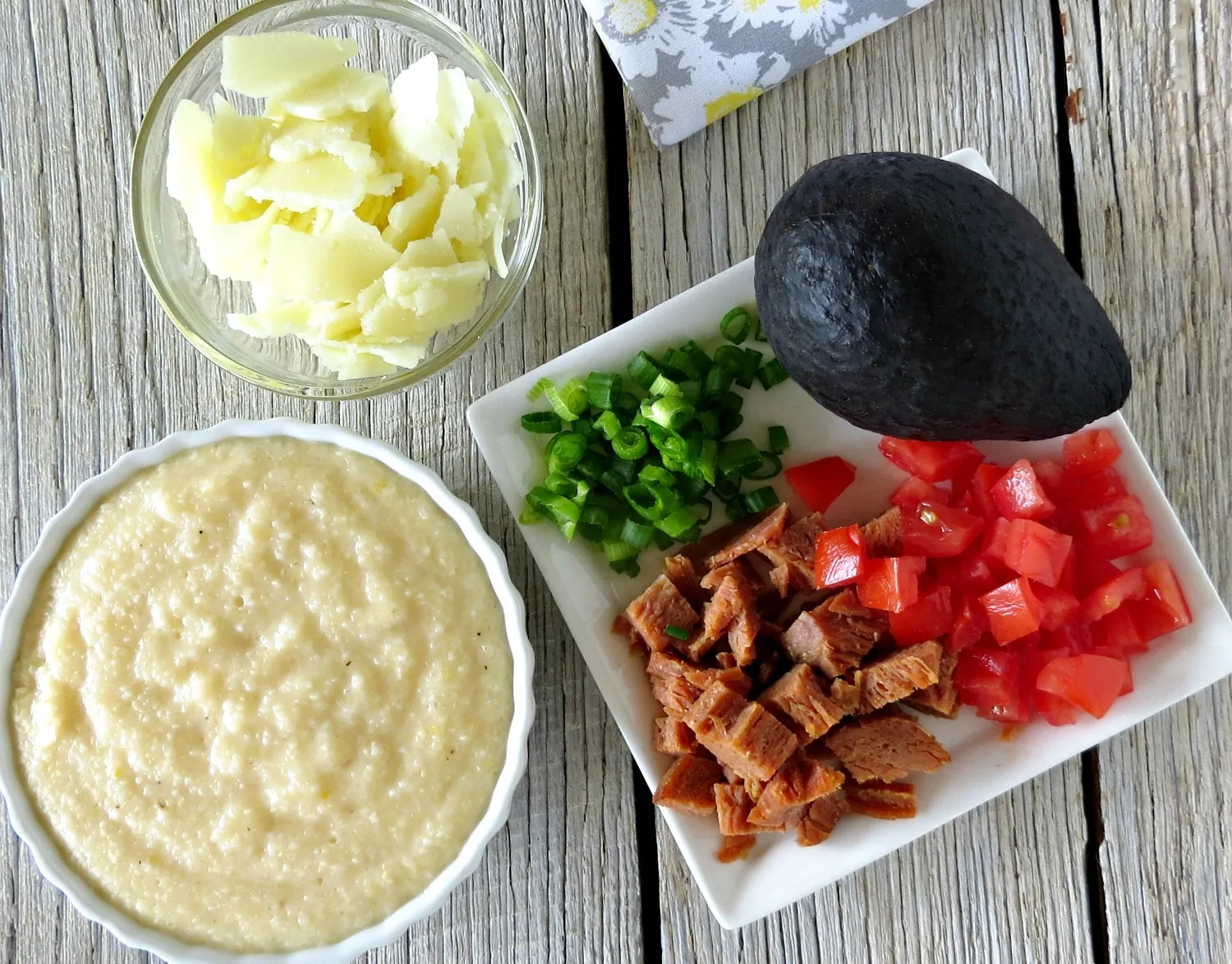 Cheesy Grits Ingredients