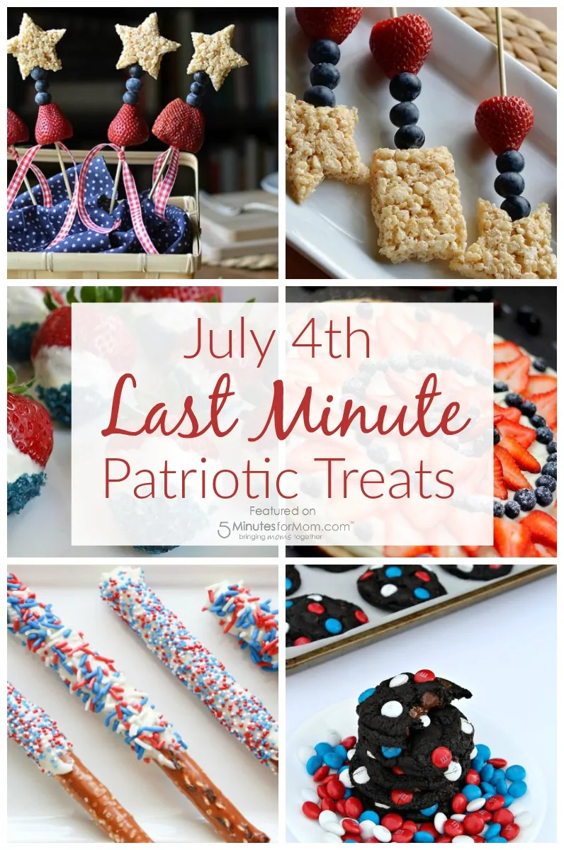 July 4th Last Minute Patriotic Treats