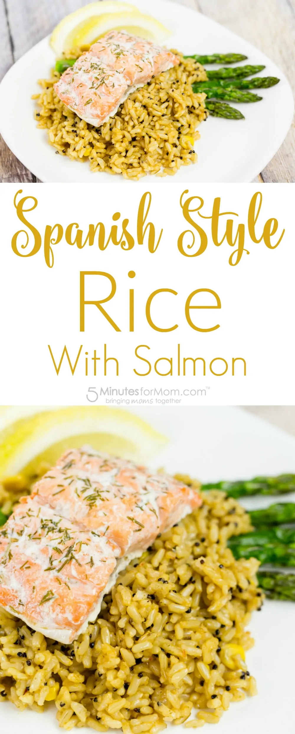 Spanish Style Rice with Salmon