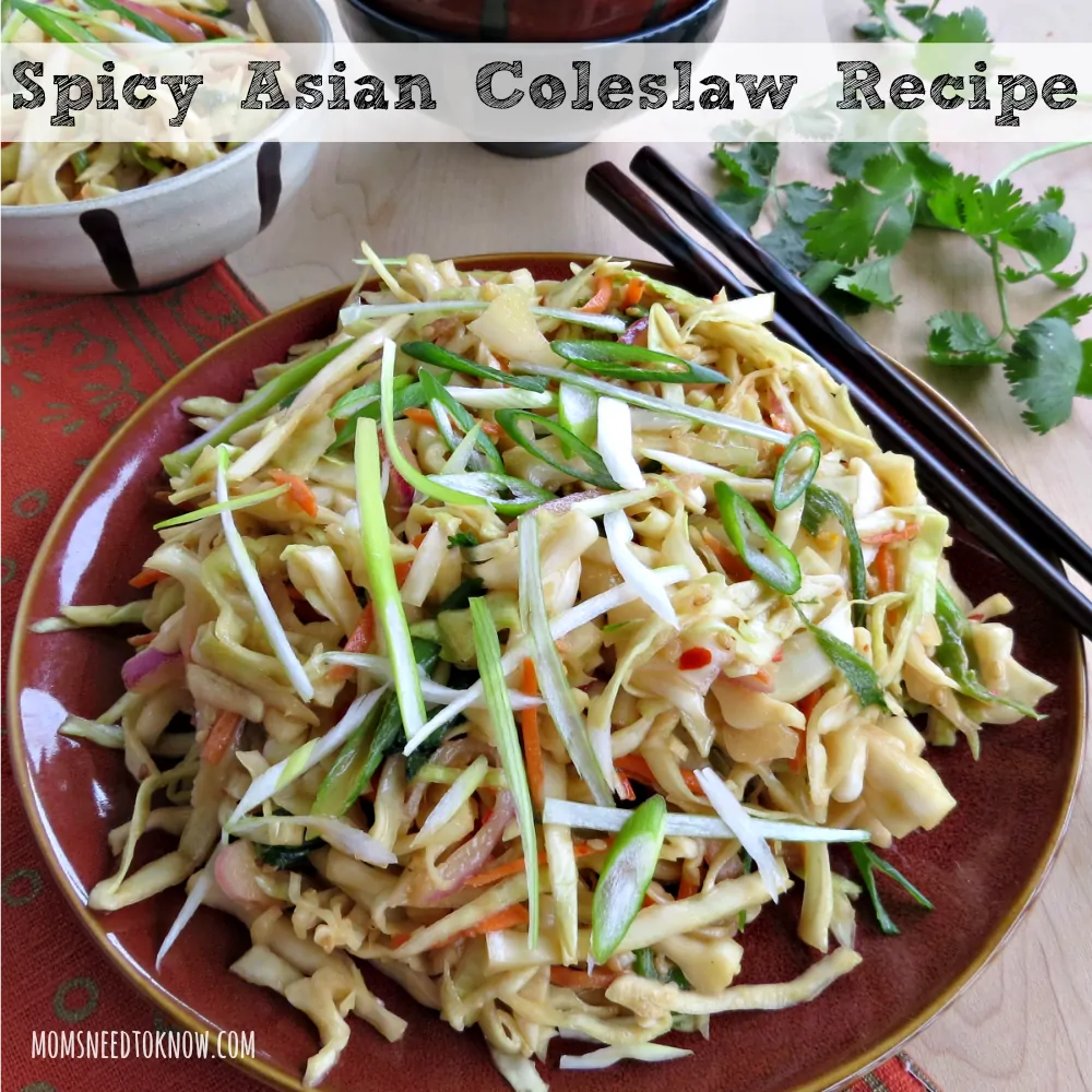 Spicy Asian Coleslaw Recipe