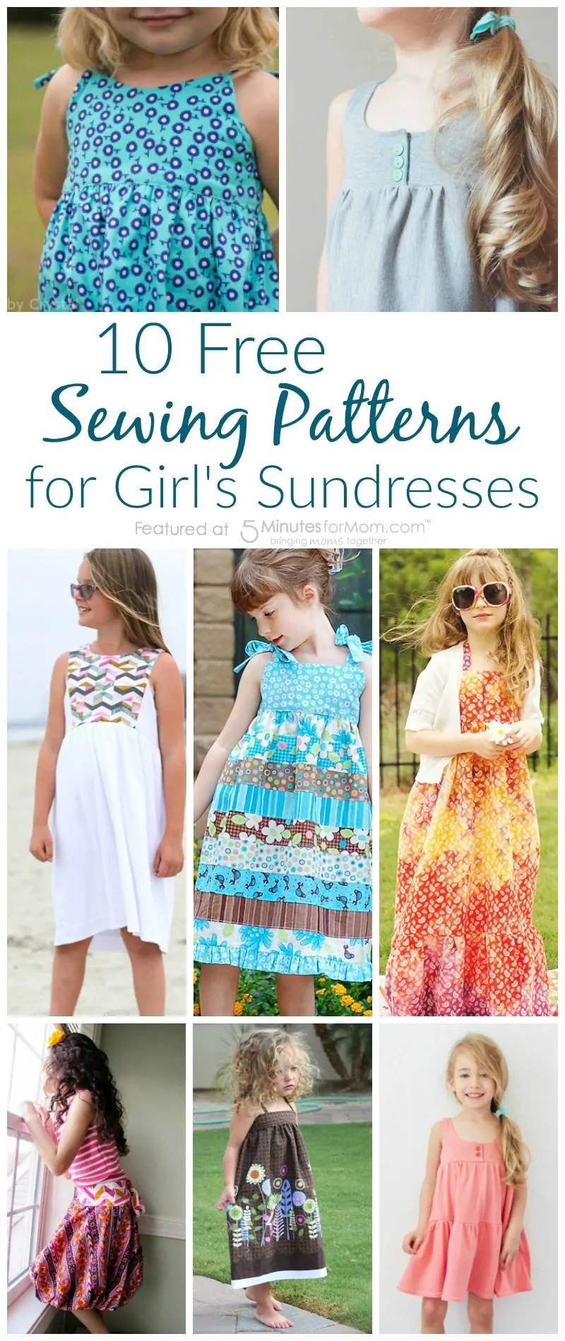 10 Free Sewing Patterns for Girls Sundresses