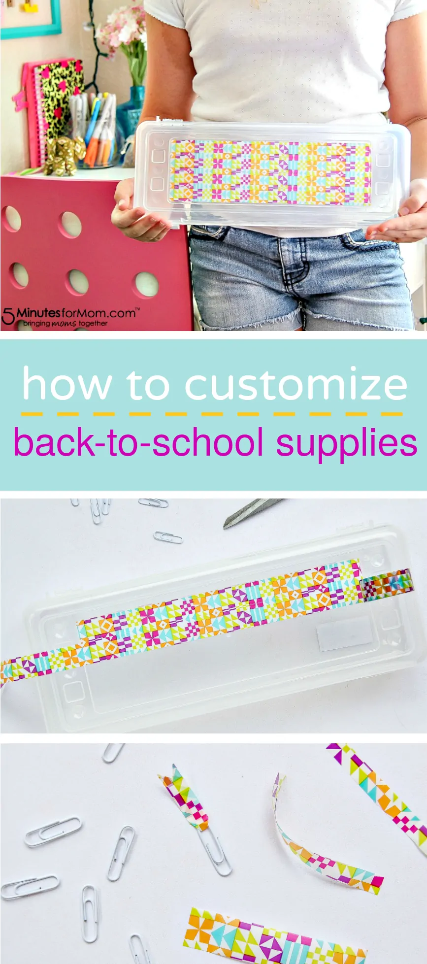 How to customize back-to-school supplies for kids