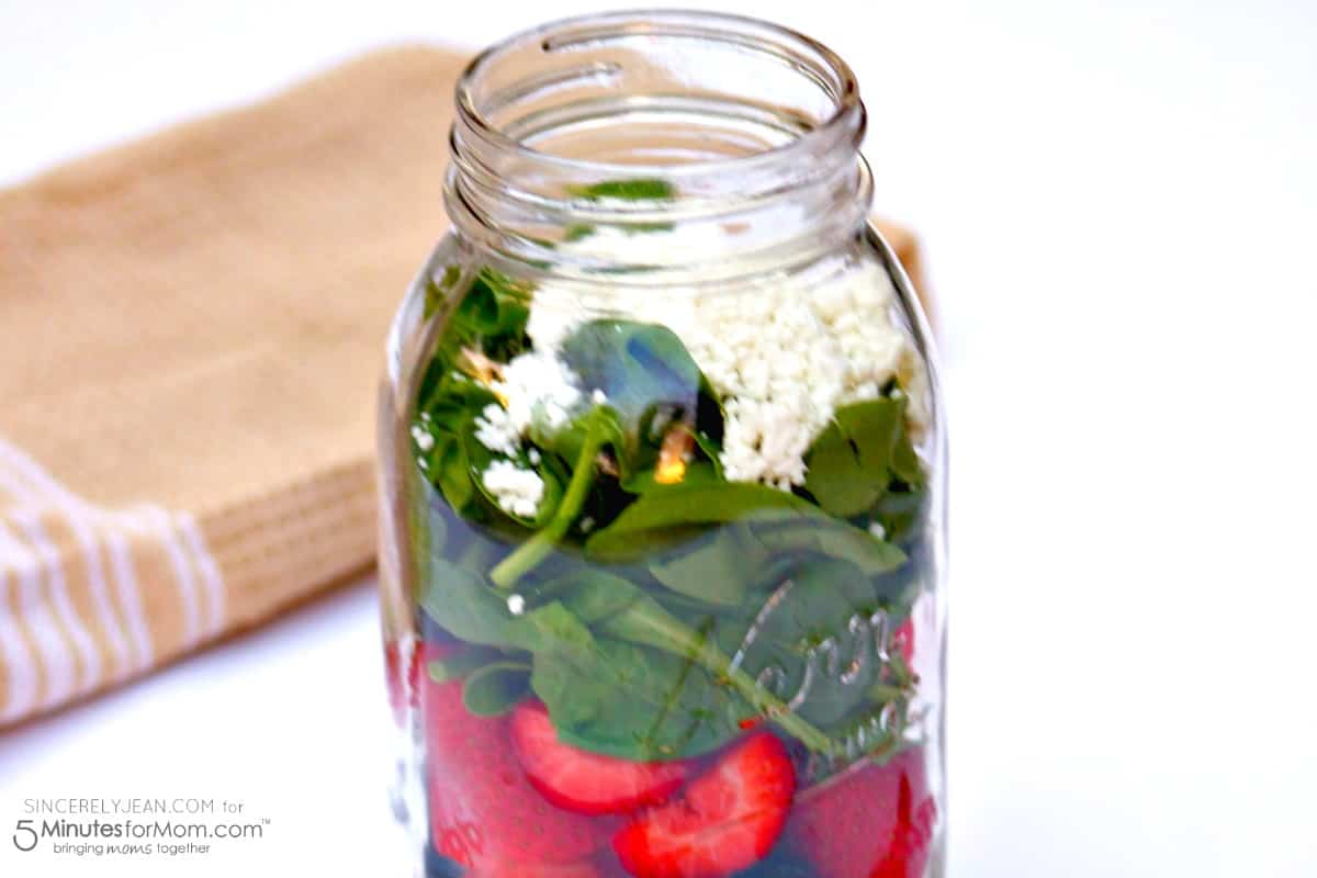 Mason jar lunch box