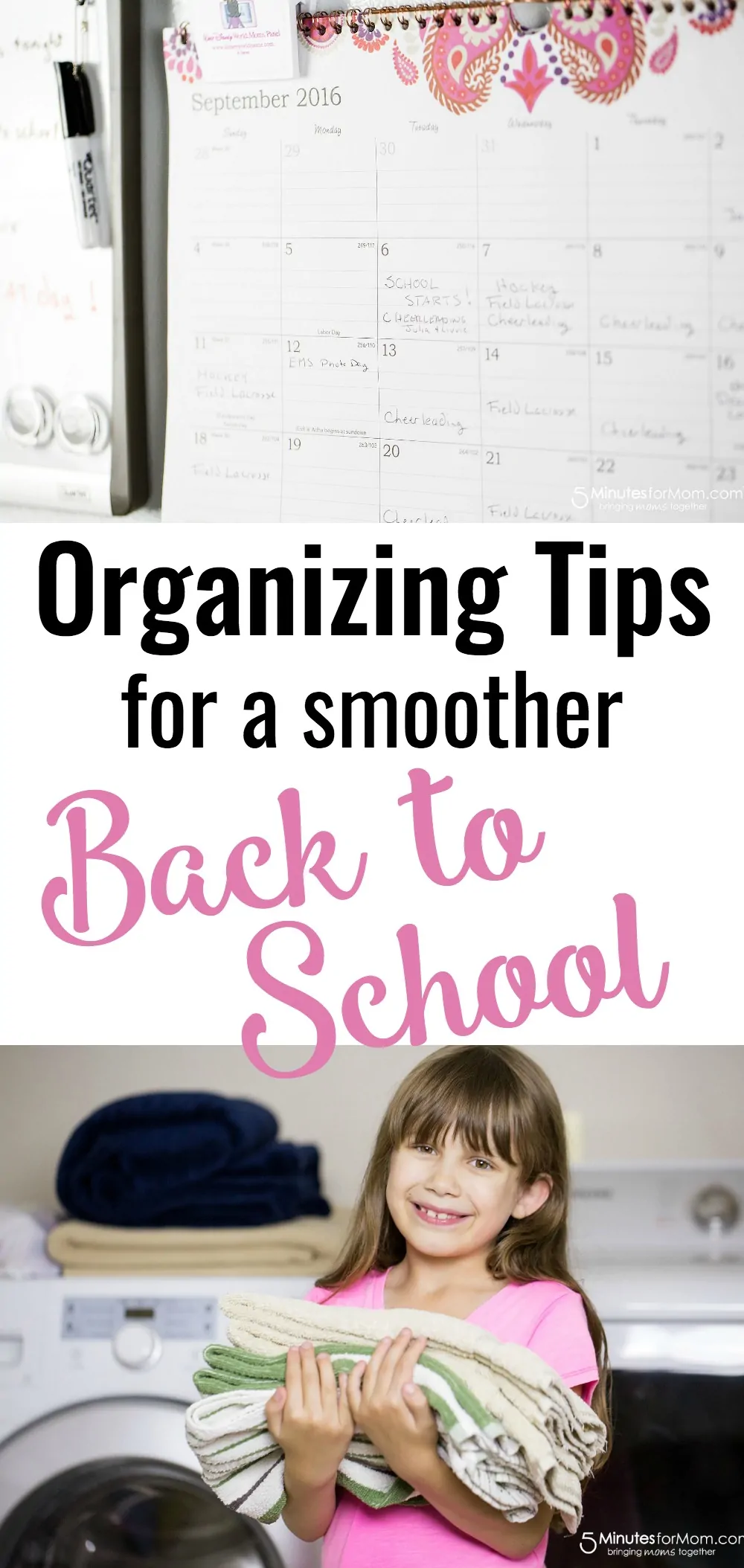 Organizing Tips for a Smoother Back to School