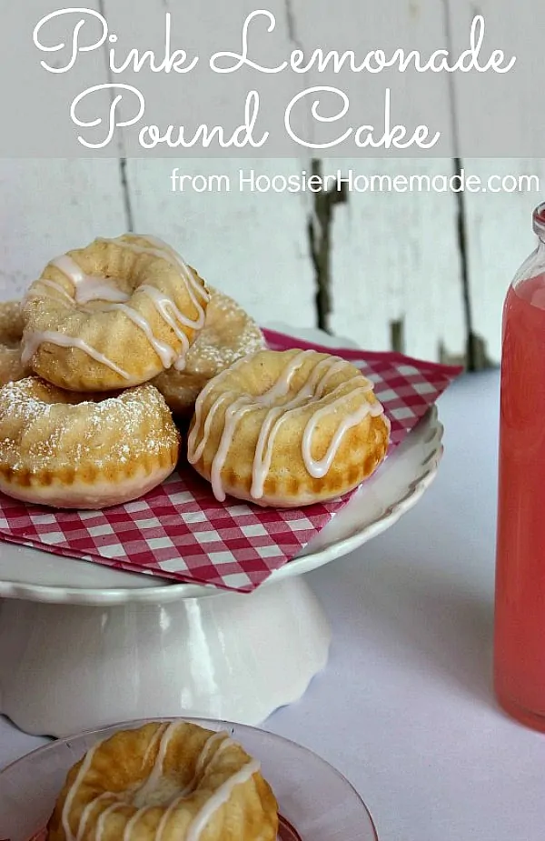 Pink Lemonade Pound Cake from Hoosier Homemade LONG