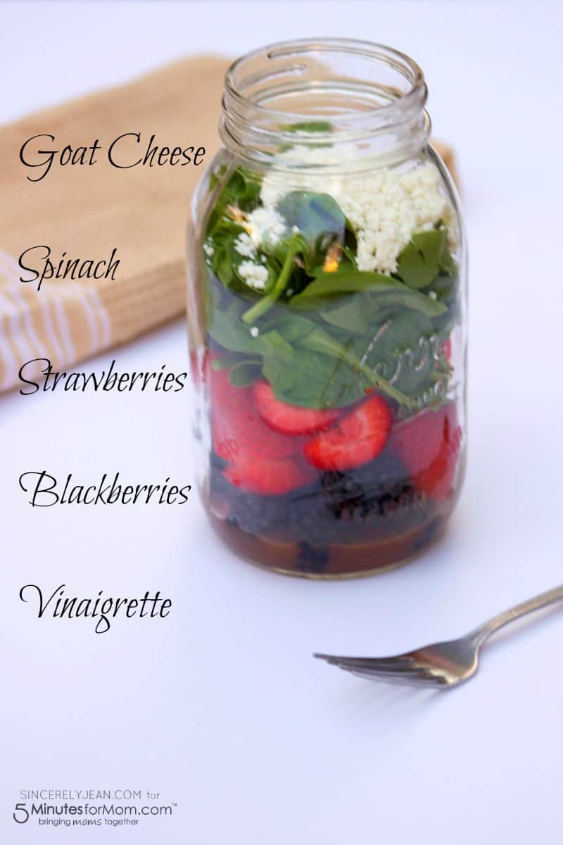 5 Ingredient Mason Jar Lunches