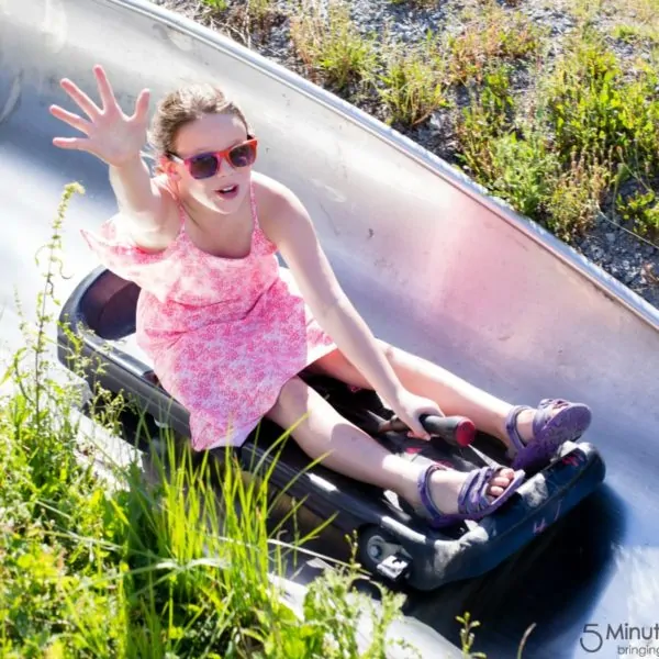 Westcoaster Slide in the Family Adventure Zone at Whistler Blackcomb