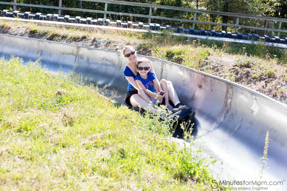 Westcoaster Slide - Blackcomb Family Adventure Zone - Parent and Child