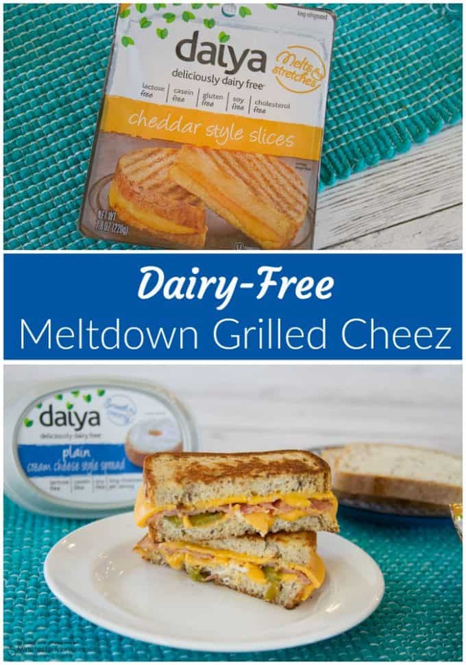 DairyFree Meltdown Grilled Cheez 5 Minutes for Mom