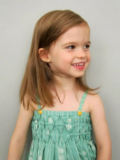 Honeycomb smocked sundress