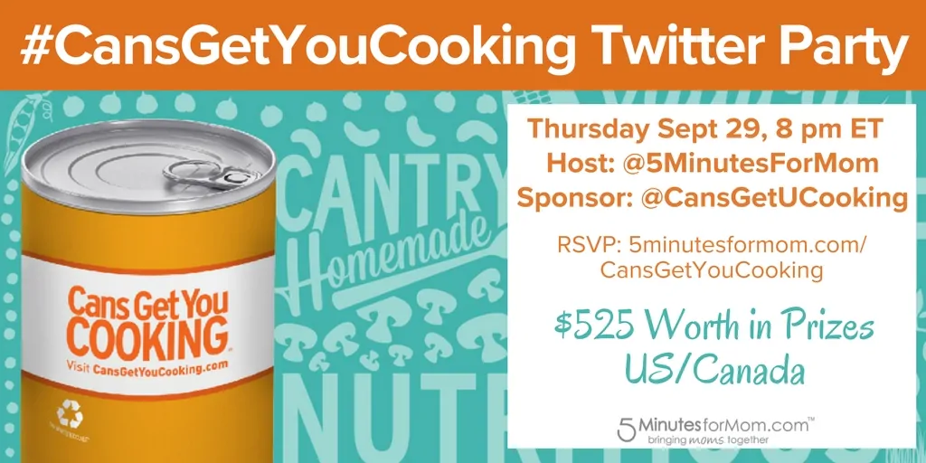 Cans get you cooking - Twitter Party