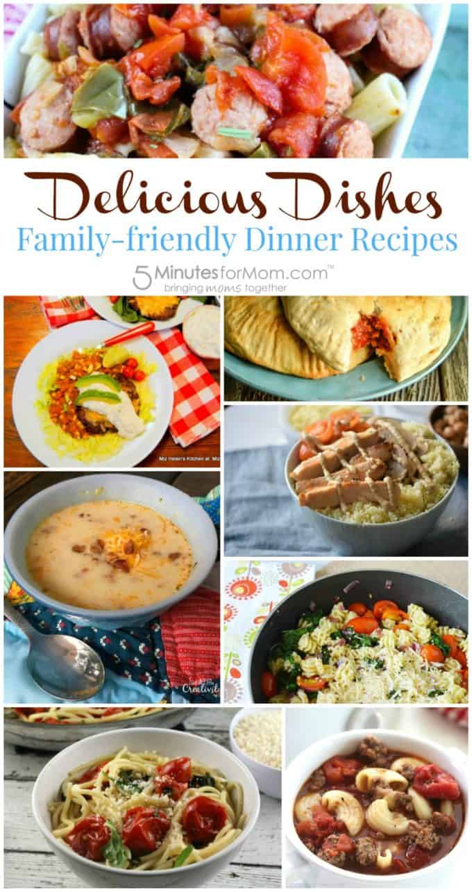 Family Friendly Dinner Recipes - 5 Minutes for Mom