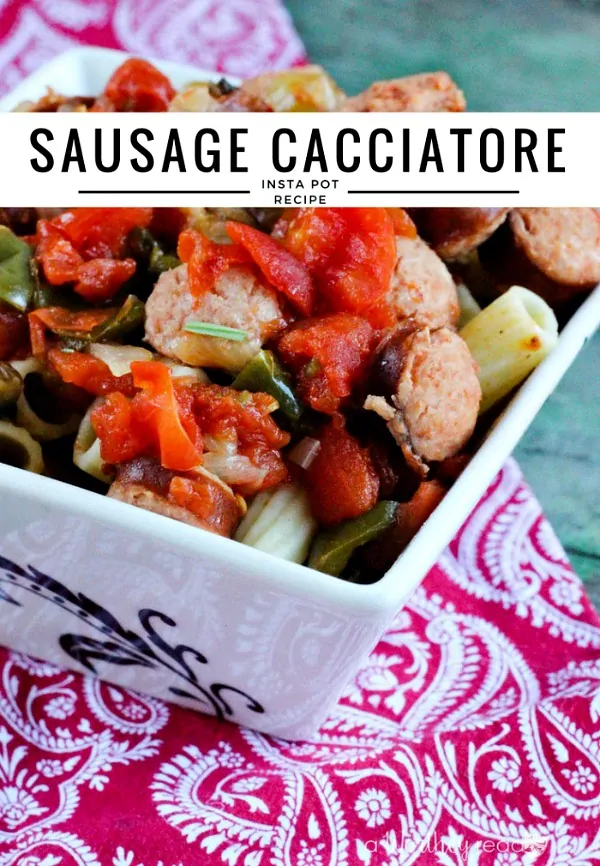 Sausage Cacciatore from A Worthey Read