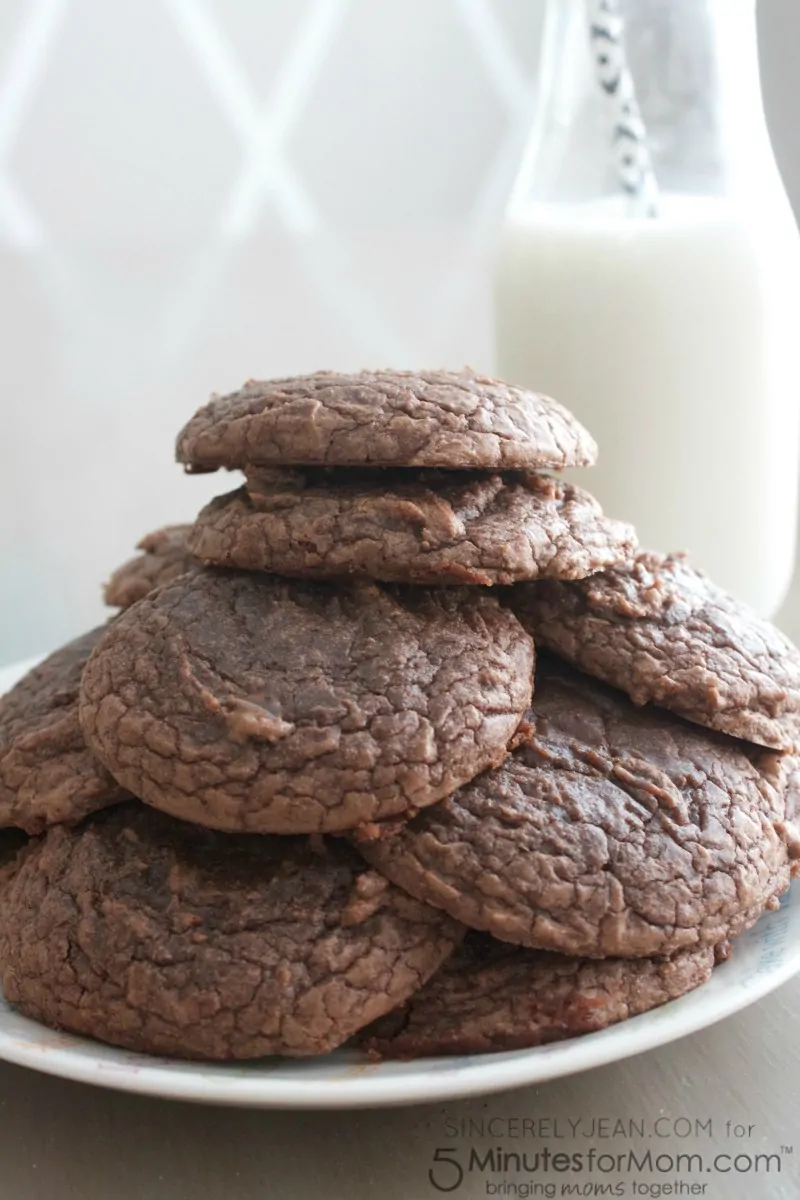 Brownie cookies from a box