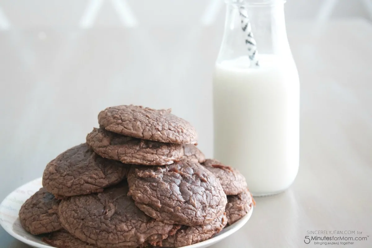 Brownie cookies from a box