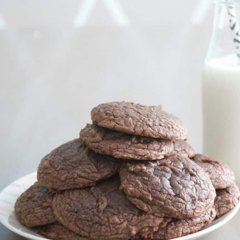 Brownie cookies from a box