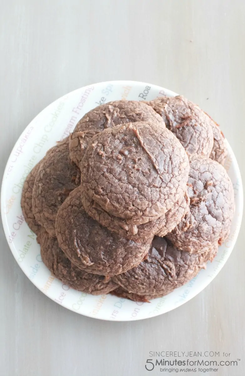 Brownie cookies from a box