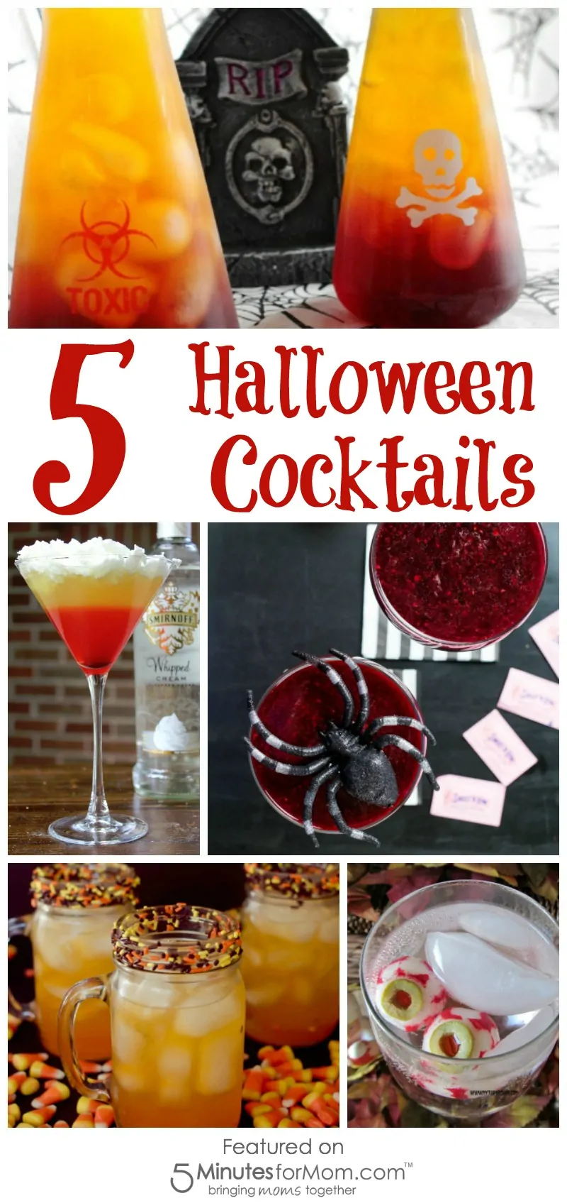 5 Halloween Cocktails - Drinks perfect for a Halloween Party