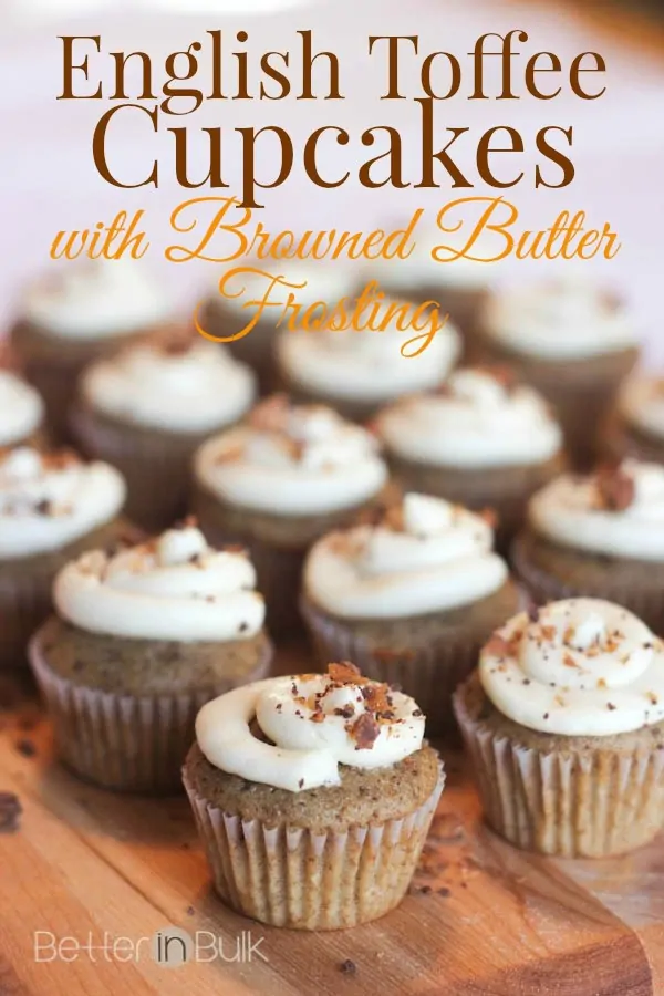 english toffee cupcakes