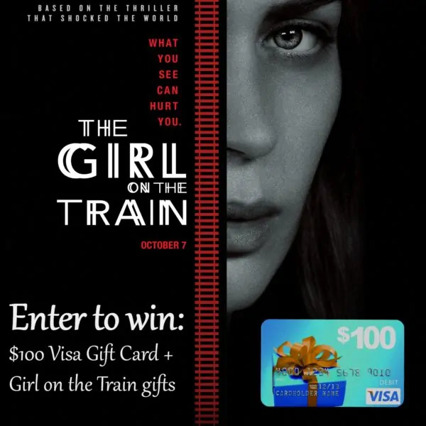 The Girl on the Train in Theaters Now! See it with a $100 Visa Card #Giveaway